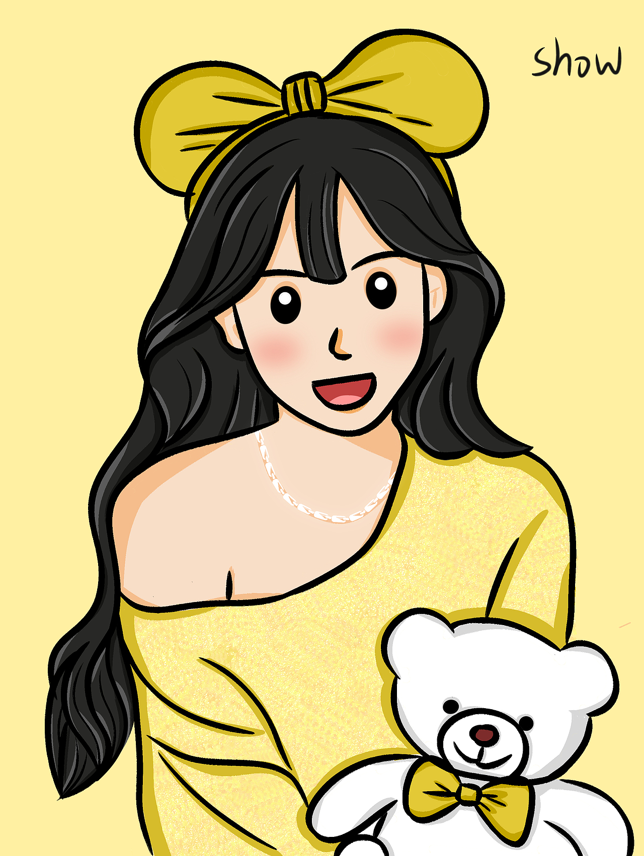 豆豆眼人物练习