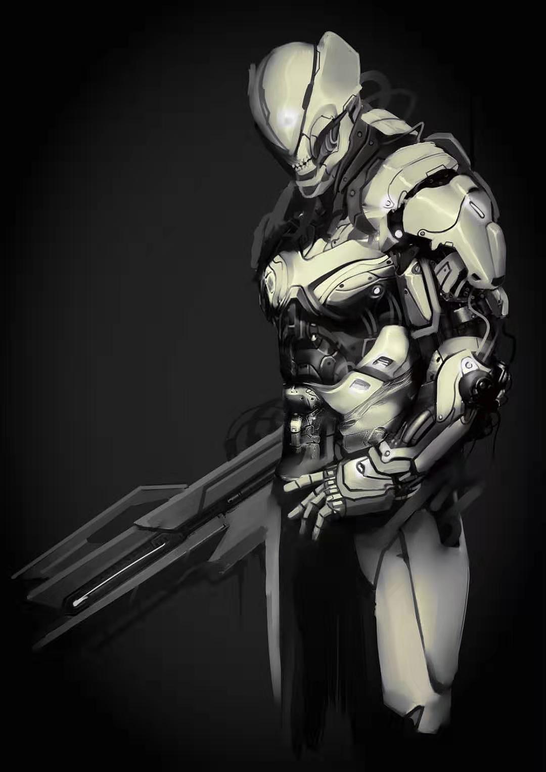 战甲（图ZMjAxNDYxNTcy） - 概念设定 - 站酷设计师伯爵的朋友原创素材 - 站酷ZCOOL