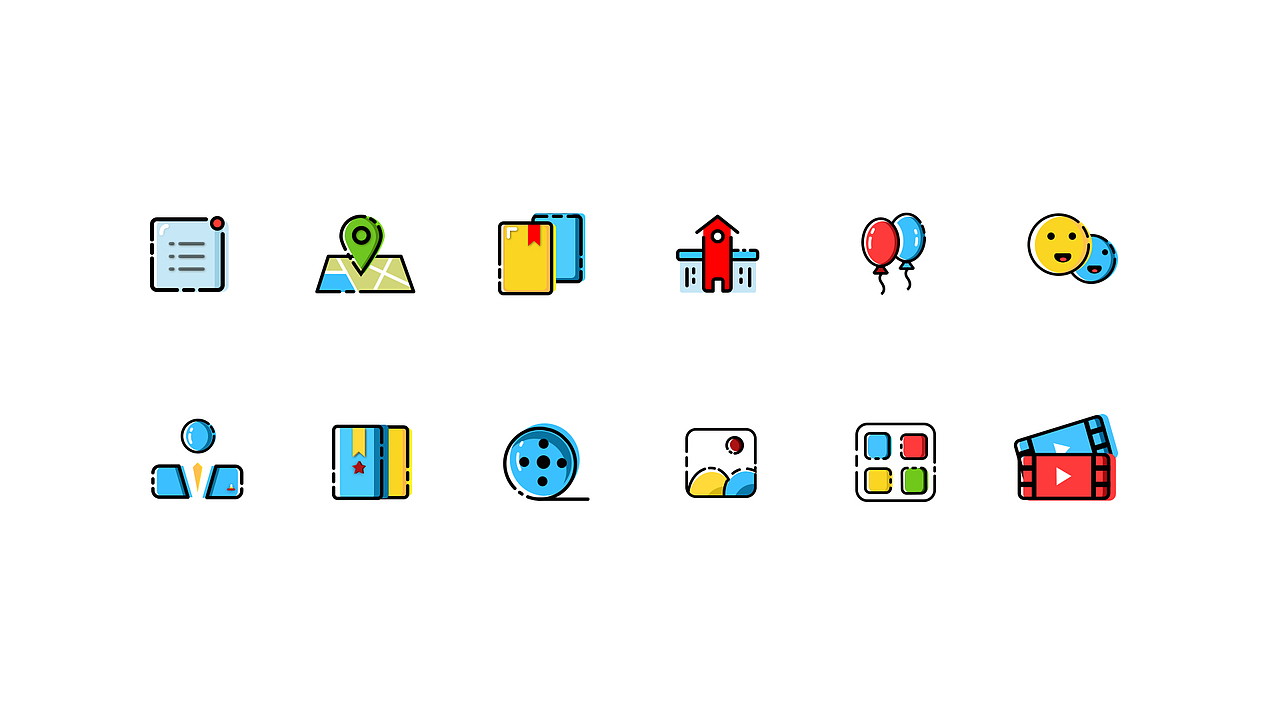 MBE风格系列图标