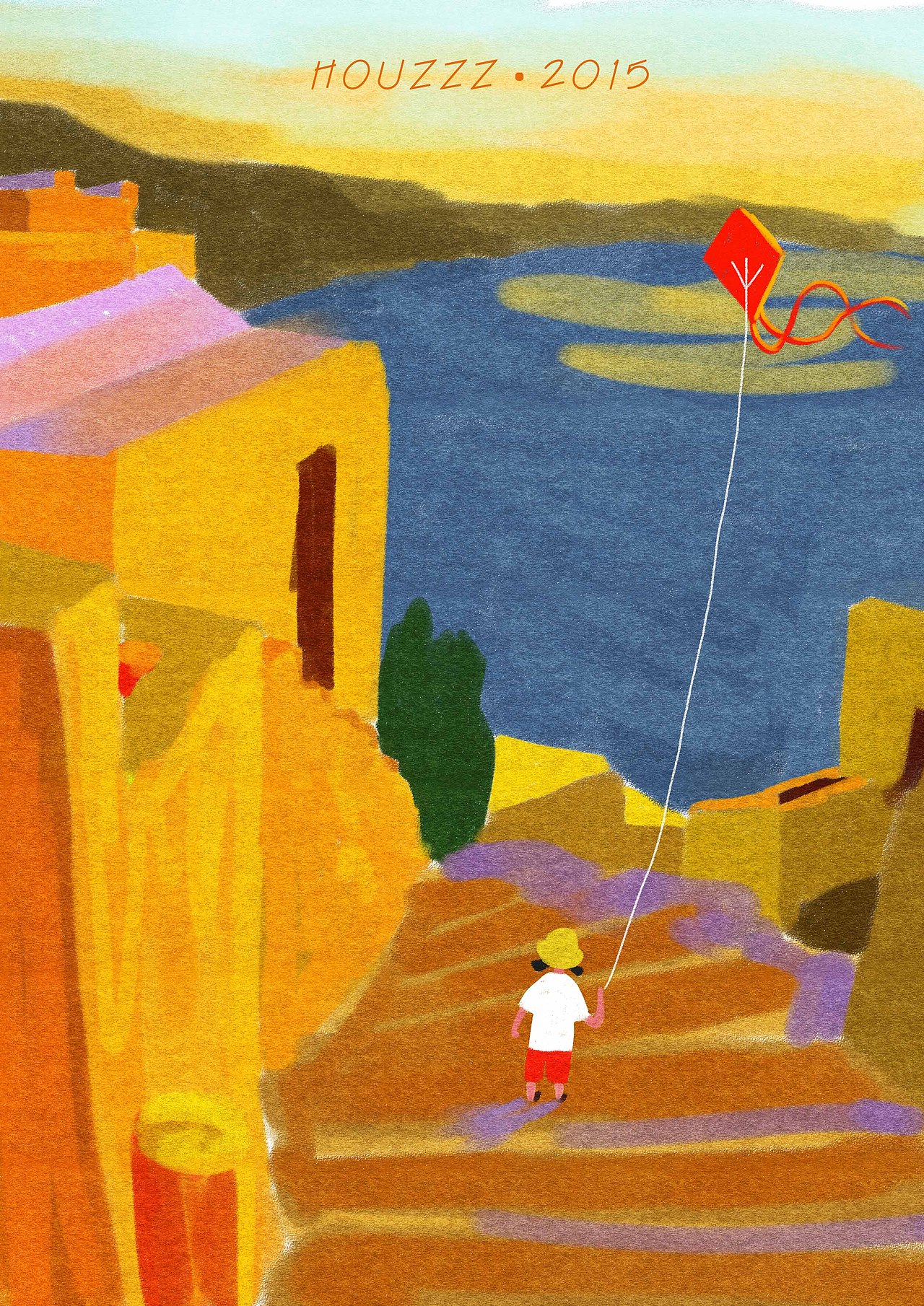 风筝（图ZNDY5Nzk1NTY=） - 绘画 - 站酷设计师猴渣针紫原创素材 - 站酷ZCOOL