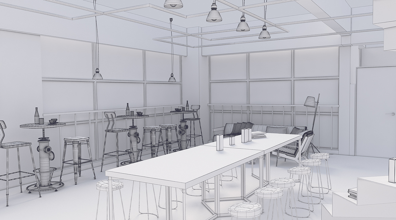 同普大厦701室220平方意想不到的创意办公空间