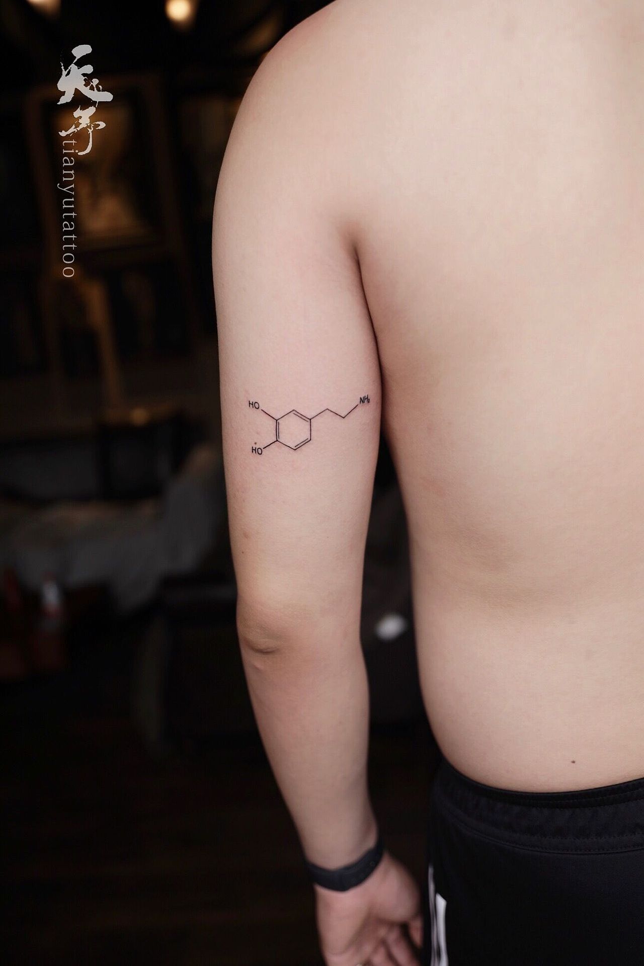 开心的传递--多巴胺 (天予刺青·火龙作品)