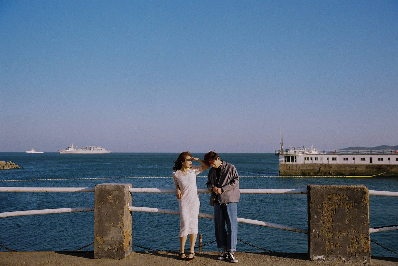 冬日里的情侣写真