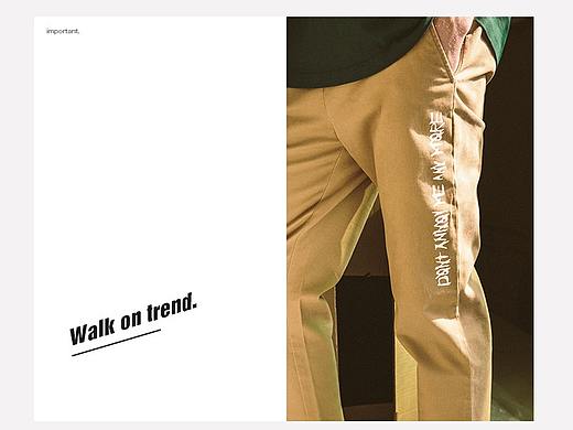 男装详情页-下装