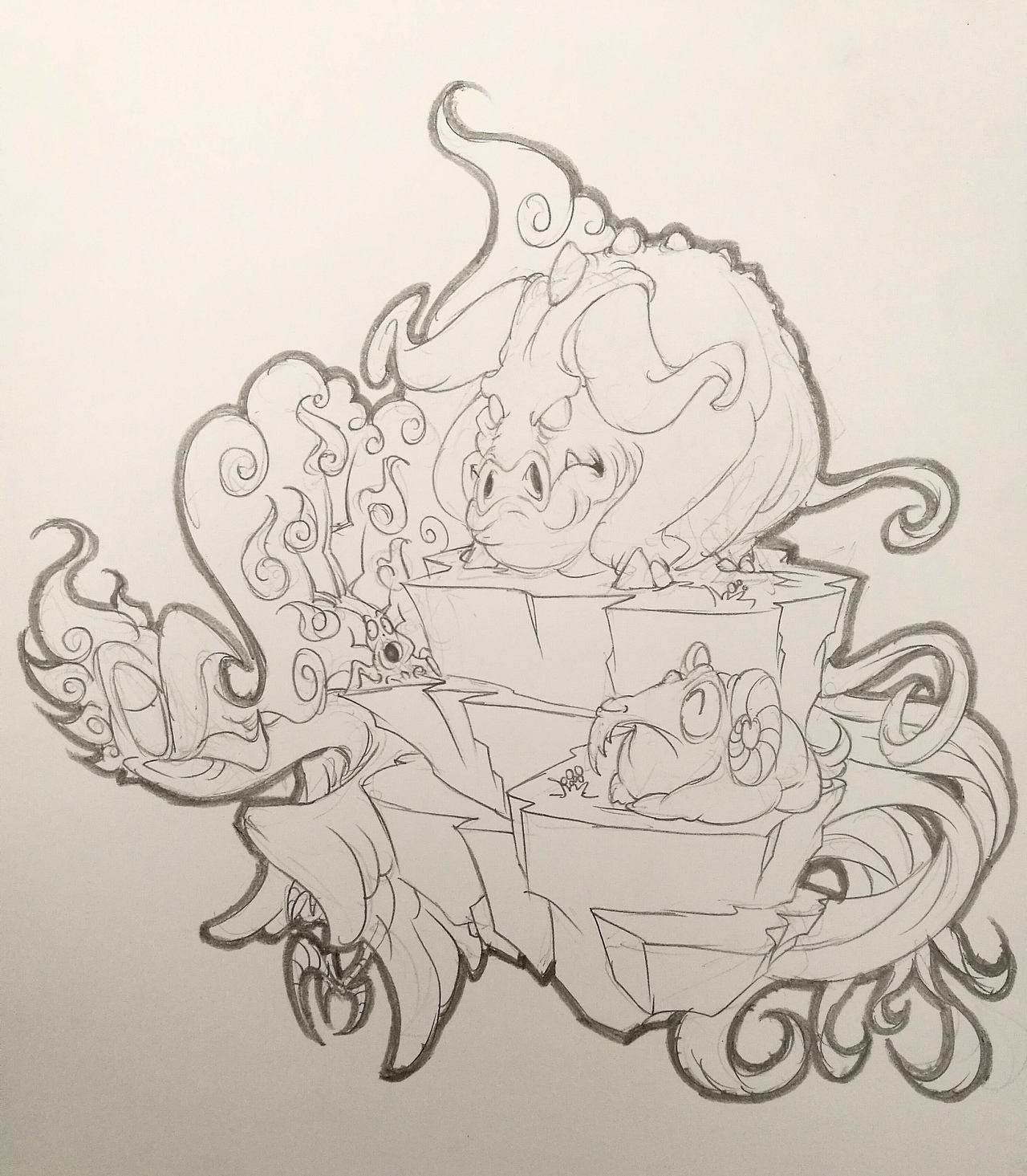 闲话山海经（四）（图ZNjY2MzgzOTY=） - 概念设定 - 站酷设计师二十八亩田原创素材 - 站酷ZCOOL