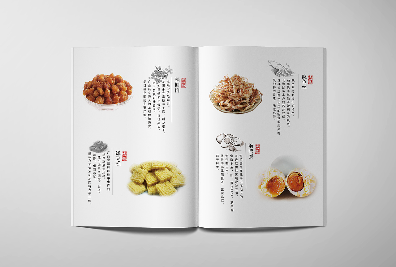 美食杂志目录设计图片