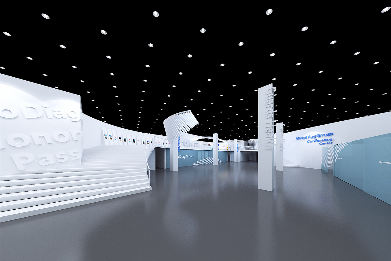 苏州普世华康企业展厅设计