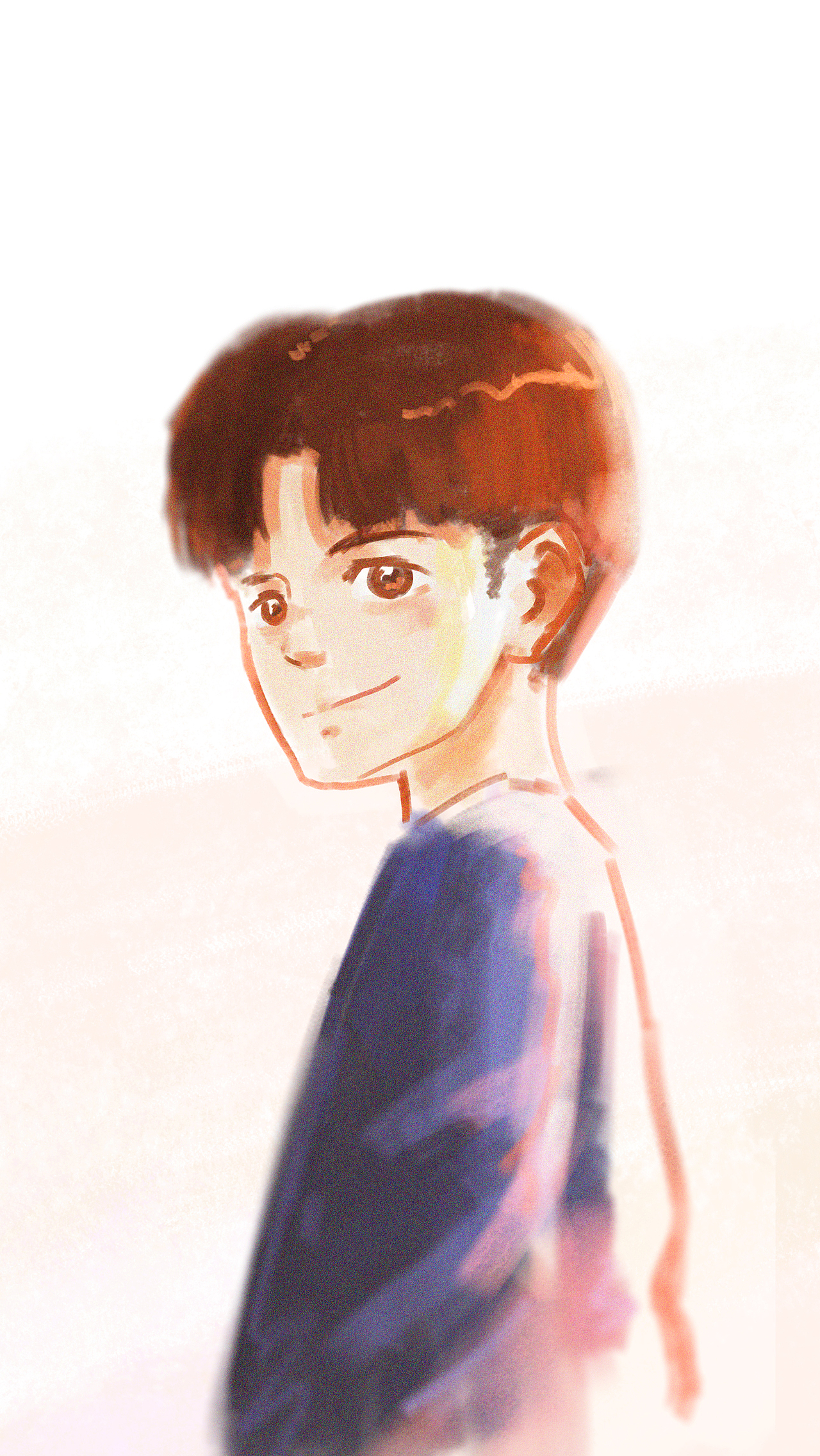 摸摸鱼，画头像啦~