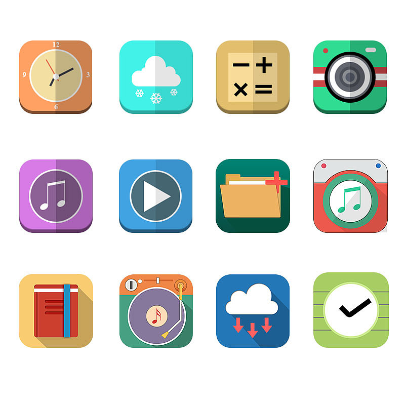 图标原创及临摹展示（图ZMTI1OTY2Mjgw） - 图标 - 站酷设计师空白的黑原创素材 - 站酷ZCOOL