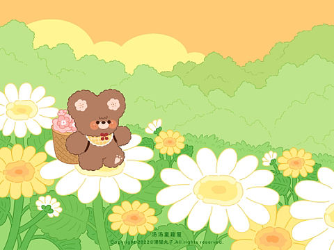 《春日漫游》系列插画&壁纸