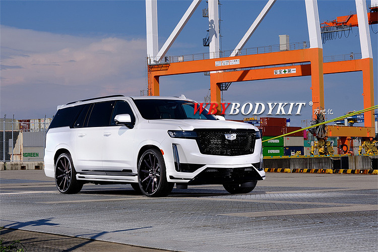 20款凯迪拉克凯雷德改装zero小包围进口空力套件