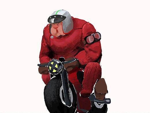 開車的人們（个人主页-ZNDgwMTA5MTY=） - 创作习作 - 站酷设计师梁智傑原创素材 - 站酷ZCOOL