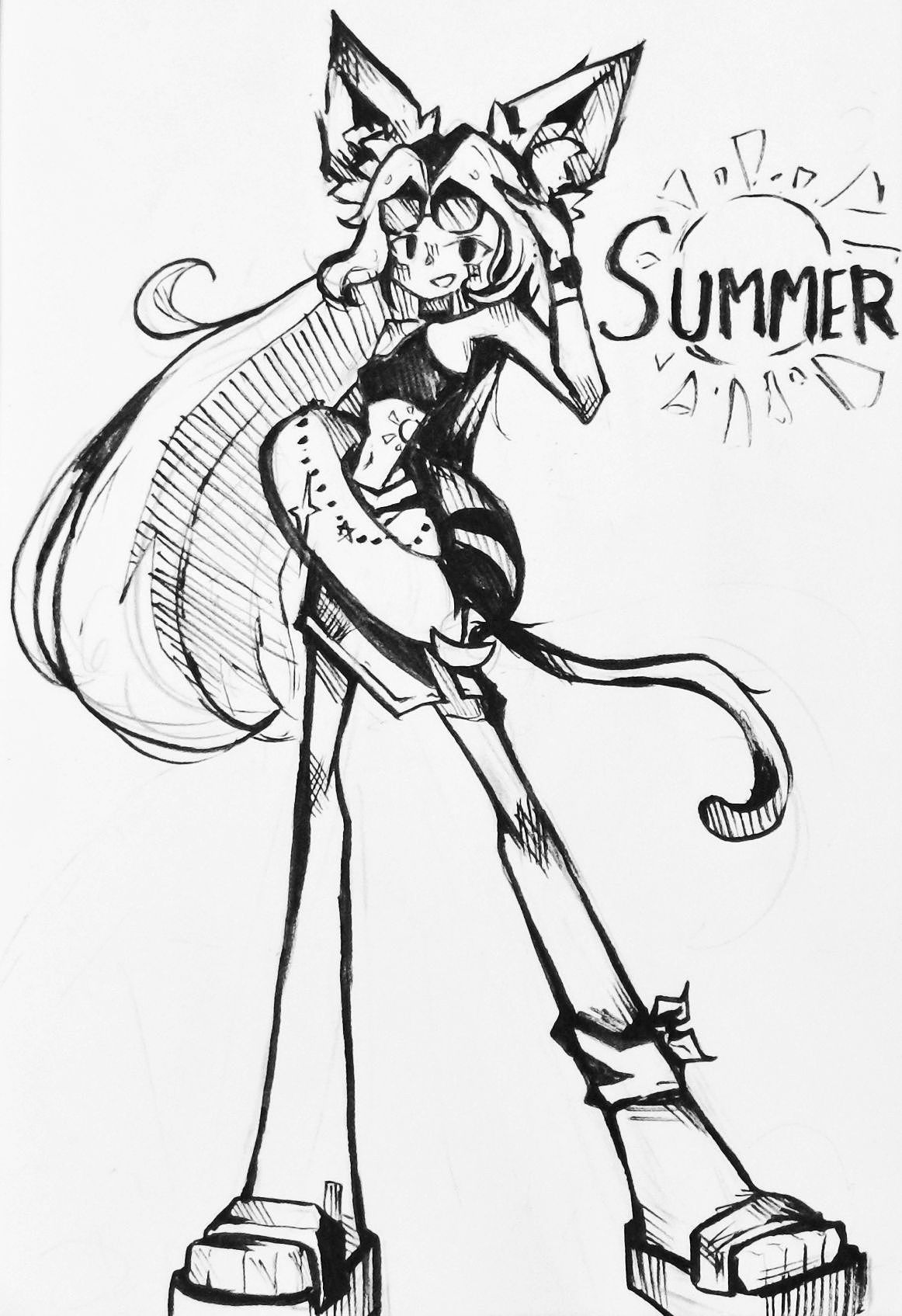 2022人物设计黑白篇