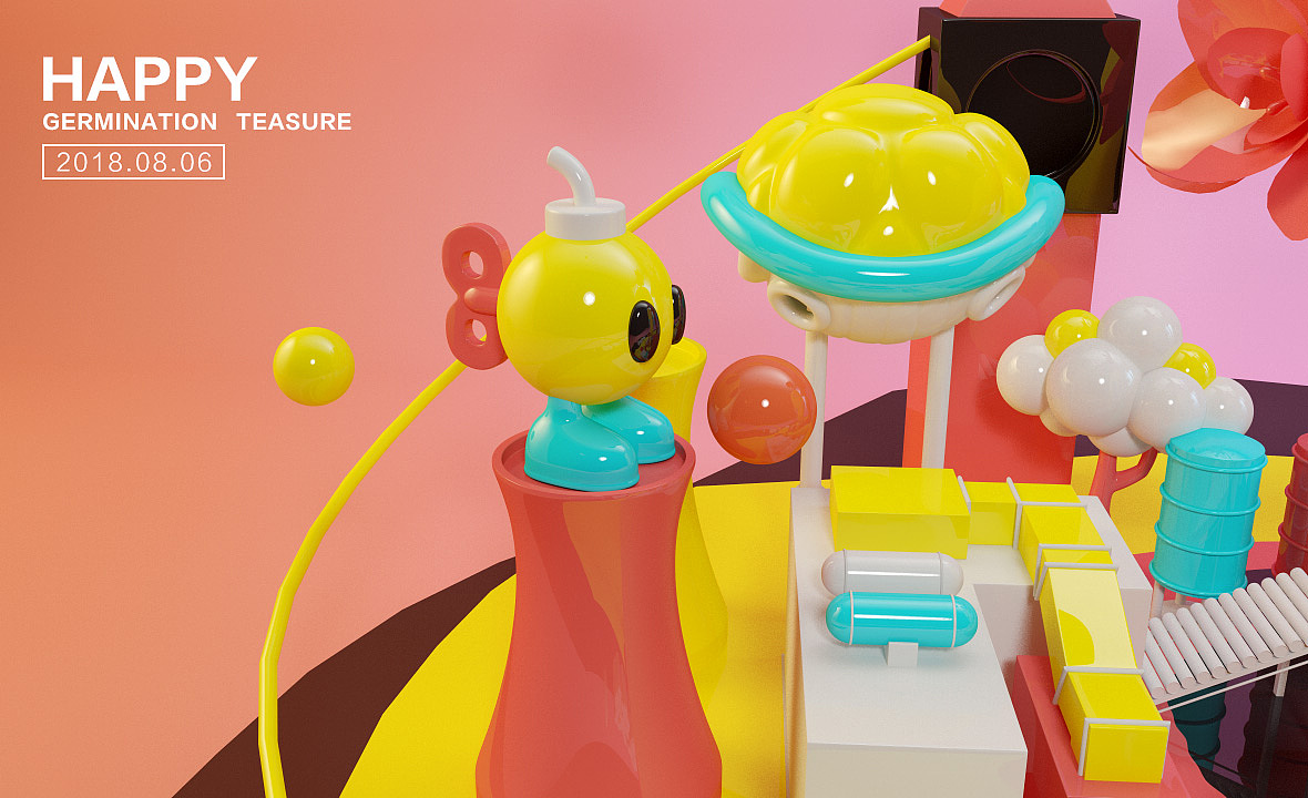 快乐萌宝系列（图ZMTI0MTkyODUy） - 其他三维 - 站酷设计师Danliy原创素材 - 站酷ZCOOL