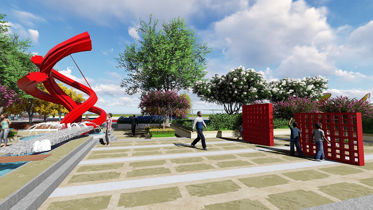 滨水公园景观设计lu