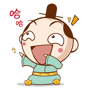 拉面品牌做的品牌形象表情包 基础卡通形象是另一位设计师陈雪做的 我