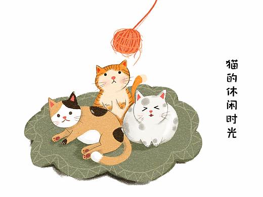 貓的休閑時(shí)光（個(gè)人主頁-ZMzkwMjkwMTY=） - 創(chuàng)作習(xí)作 - 站酷設(shè)計(jì)師果言原創(chuàng)素材 - 站酷ZCOOL