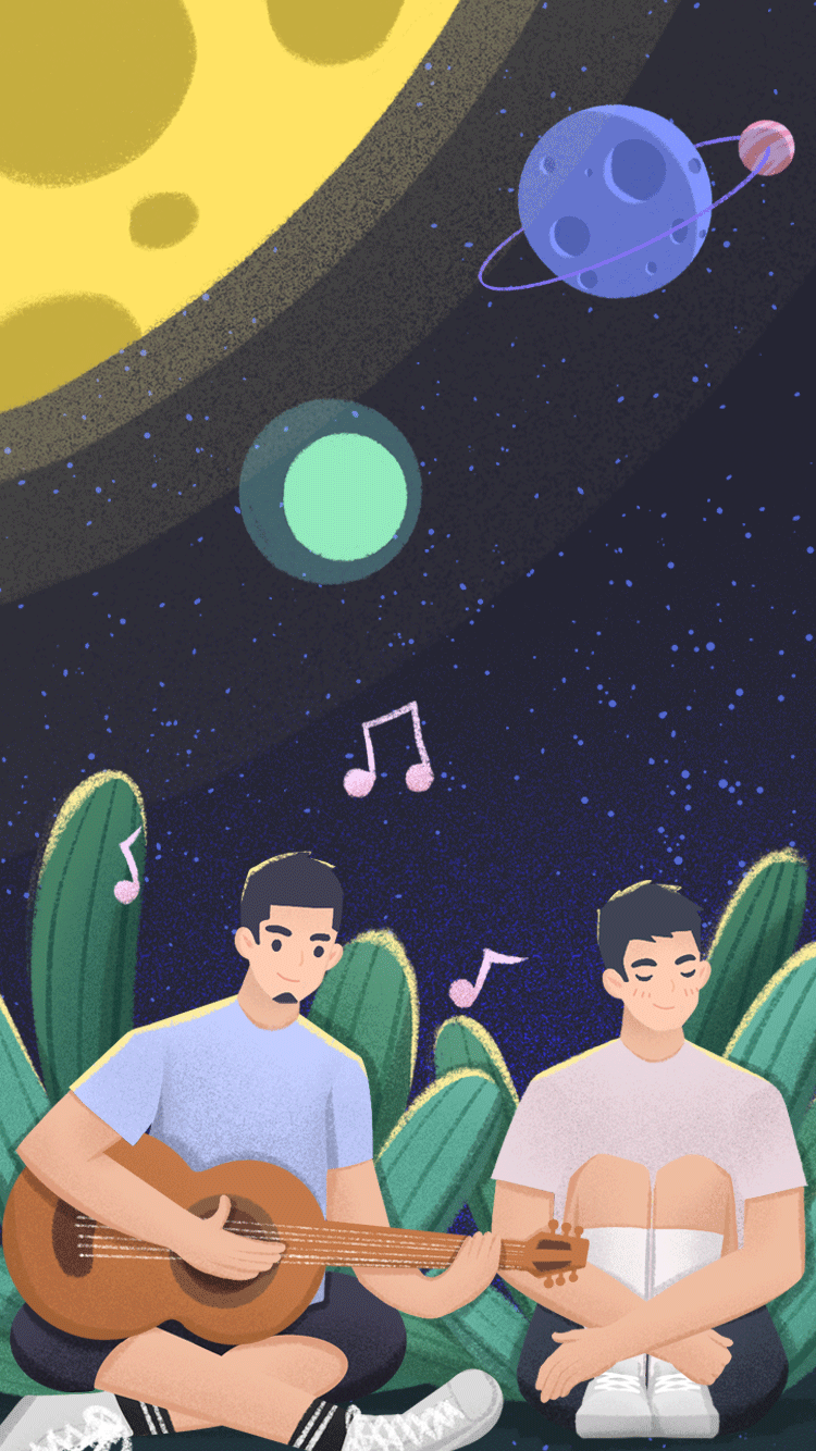 我和X先生（图ZMTgzNDA5ODI0） - 艺术插画 - 站酷设计师段佑佑原创素材 - 站酷ZCOOL