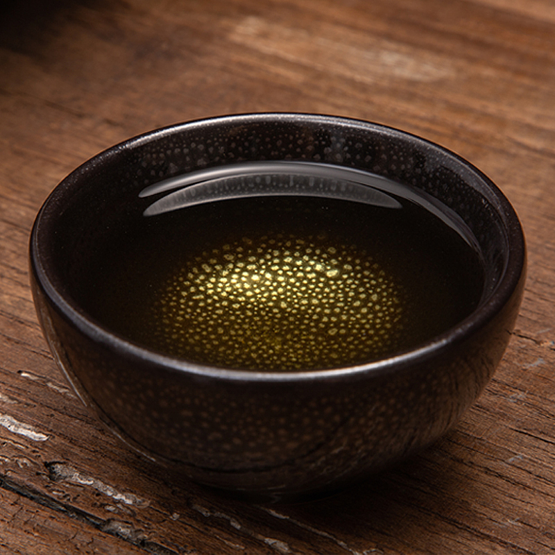 雨点釉水杯拍摄