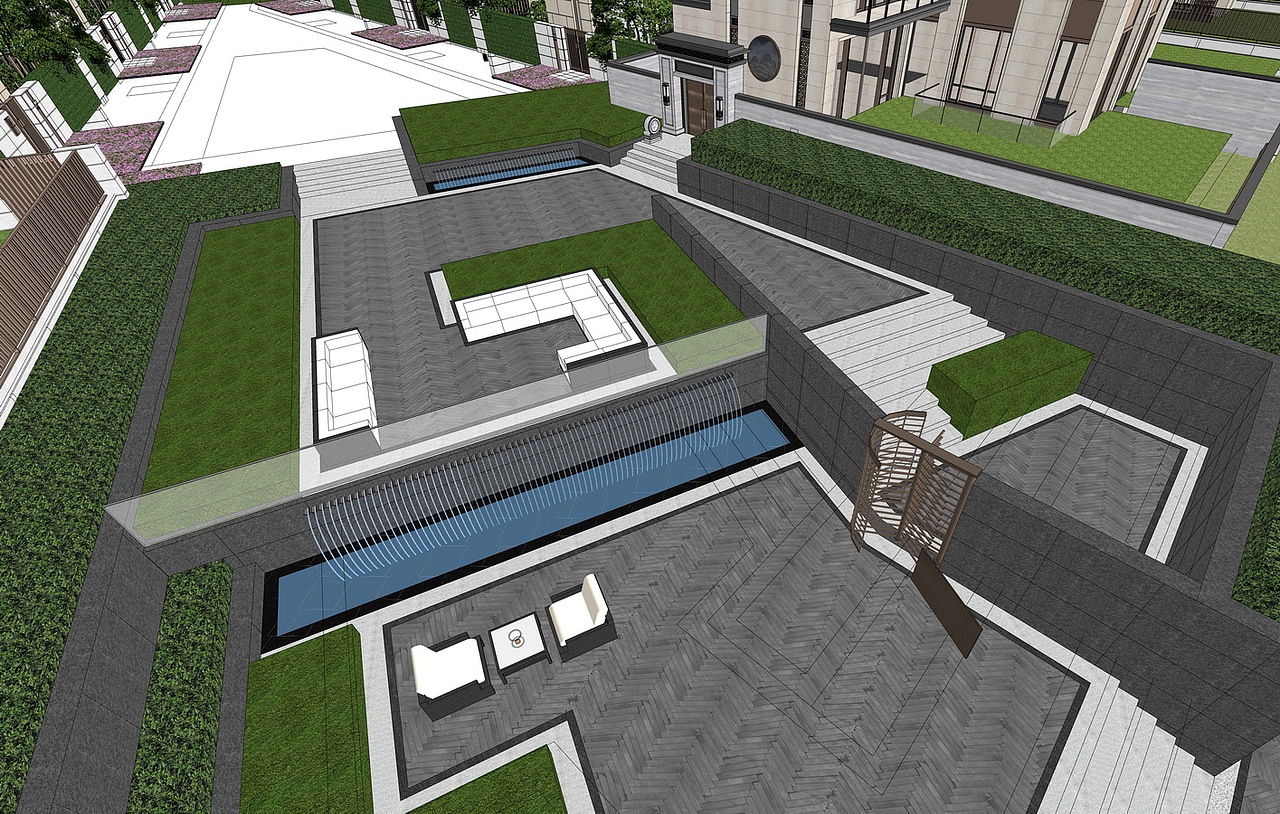 信业阳光城檀悦大区景观SU模型下载（图ZMjczMzU2Mzc2） - 景观设计 - 站酷设计师素模网原创素材 - 站酷ZCOOL