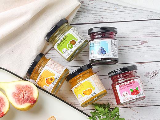 萌系小插画果酱包装