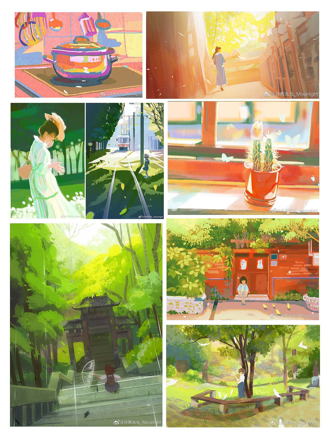 色彩打卡（图ZMjk1NzQ3OTcy） - 创作习作 - 站酷设计师月亮光光原创素材 - 站酷ZCOOL