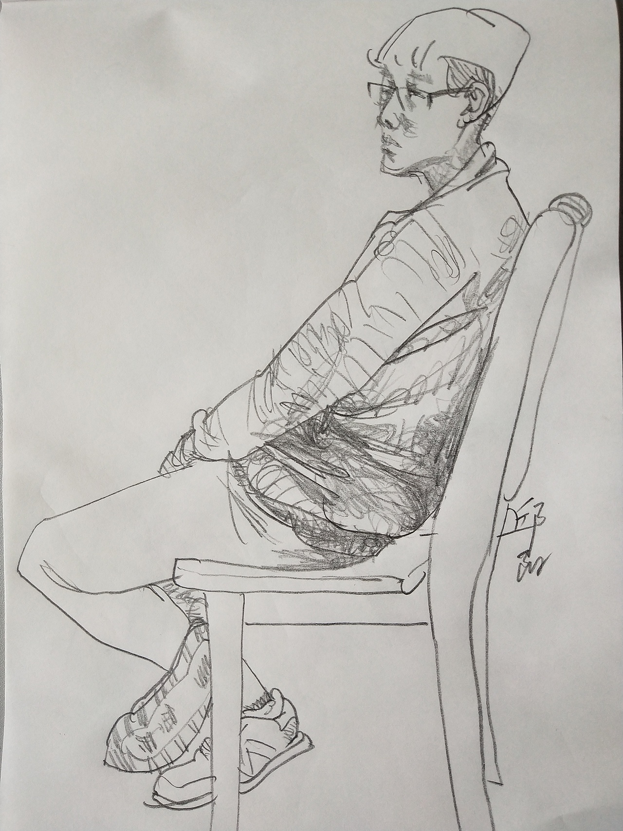 造型不能软,抓住模特特征进行艺术加工,