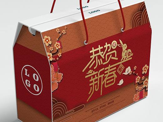 【新年礼包】兔年包装礼盒设计素材欣赏