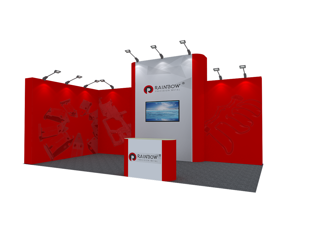 便携铝合金展架，绿色环保DIY展台搭建，百变重复使用（图ZMjAxMzUwMzk2） - 展陈设计 - 站酷设计师e33便携式展位原创素材 - 站酷ZCOOL