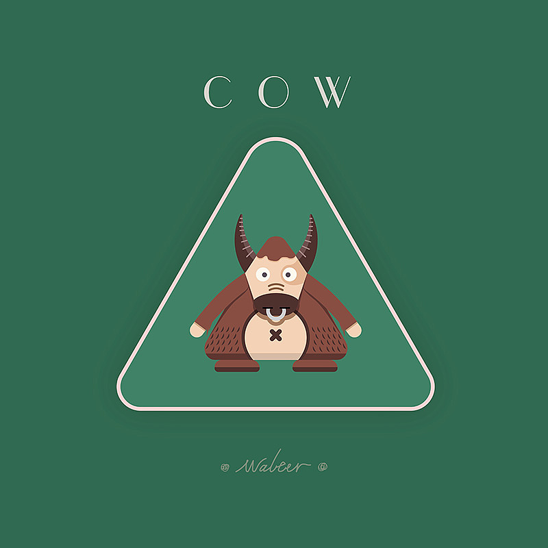 12生肖形象设计（图ZODMzNzAxMTI=） - 商业插画 - 站酷设计师Walter泉原创素材 - 站酷ZCOOL