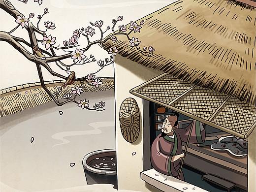 古诗词插画配图