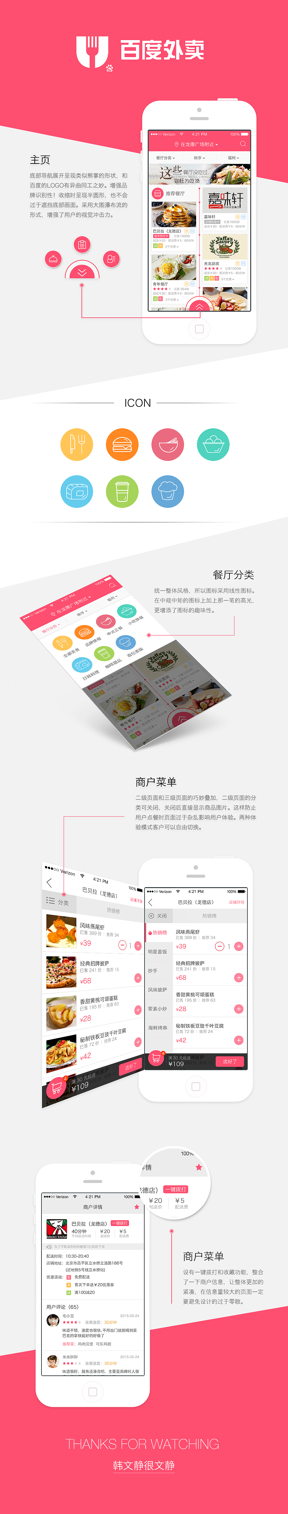 UI 美食外卖APP（图ZMjkxMzE4NzI=） - APP界面 - 站酷设计师芷枝原创素材 - 站酷ZCOOL