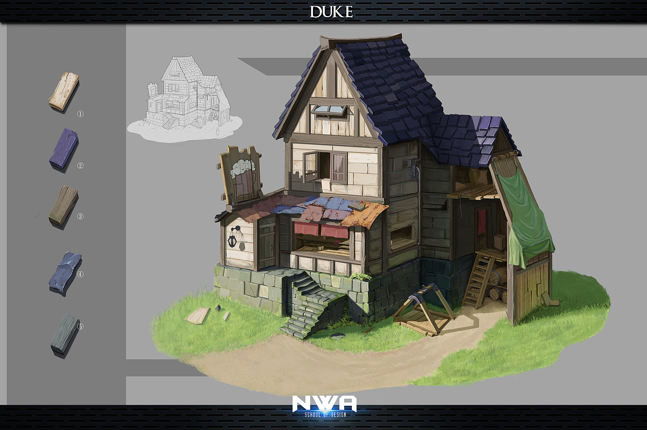 NWA第六期游戏场景班学员作品