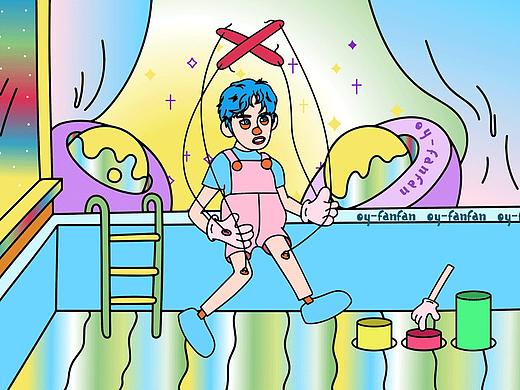 【可爱卡通动态插画】宅家 IDEA—VOL.002