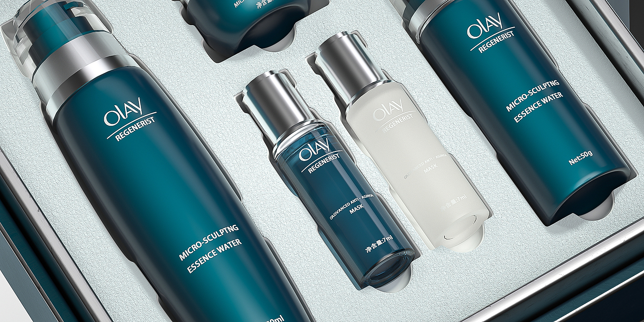 C4D渲染-olay化妆品包装套盒渲染（图ZMjk0NTIxMzMy） - 产品 - 站酷设计师子青C4D原创素材 - 站酷ZCOOL