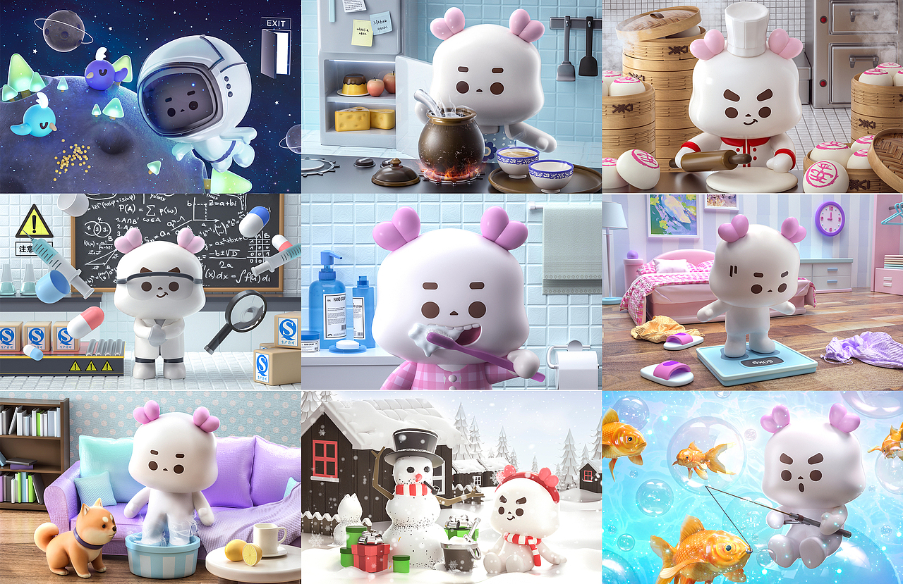 2021年IP总结（图ZMjgyNTU0NzE2） - IP形象 - 站酷设计师Sherry雪梨梨原创素材 - 站酷ZCOOL