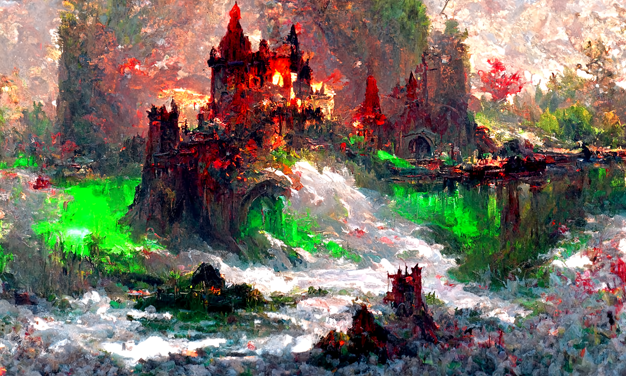 城堡场景概念设计|插画|游戏原画|pigtruman_原创作品-站酷zcool