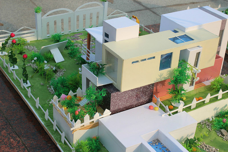 现代风格的建筑,看着很简约吧,