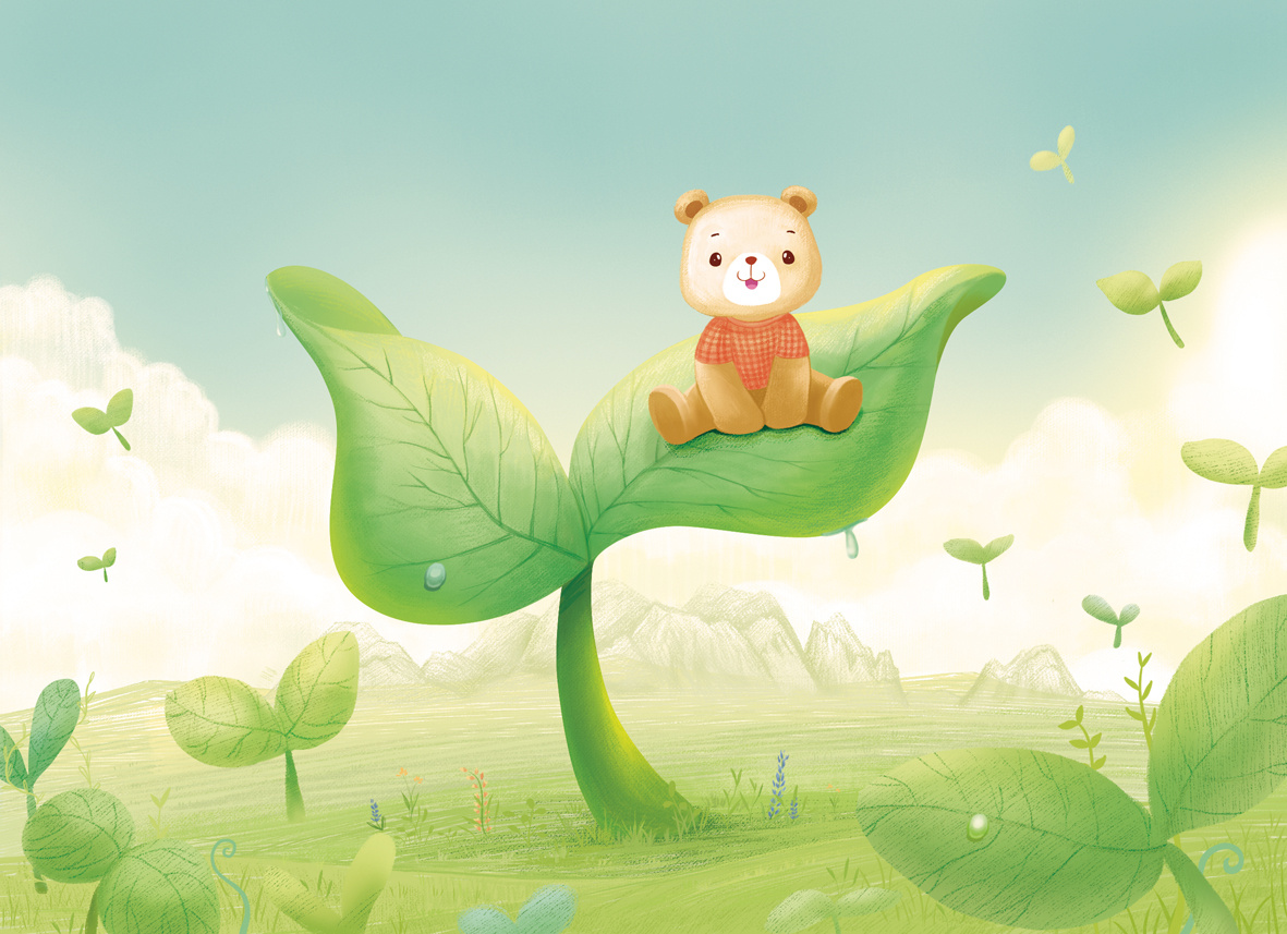 米乐熊日历画面