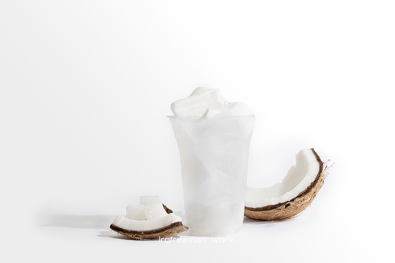 茶饮拍摄 - 椰子树下