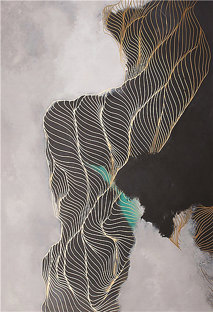 抽象(线条)|空间|商业空间设计|华雅诗装饰画黄悦_原创作品-站酷zcool