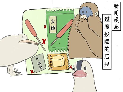 新闻漫画｜过度投喂的后果