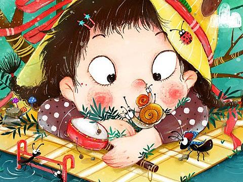 春天来了（个人主页-ZMjYyMzA1MTI=） - 儿童插画 - 站酷设计师烧麦先生原创素材 - 站酷ZCOOL