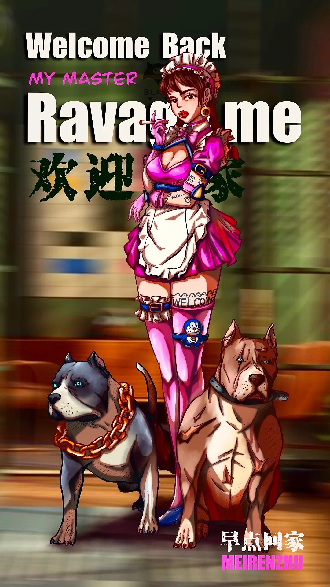 哆啦A梦-社会系列（图ZMjg3NzAxNjky） - 创作习作 - 站酷设计师百变美人猪原创素材 - 站酷ZCOOL