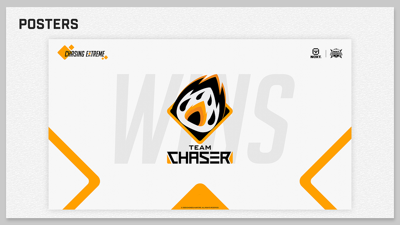 成都猎人队学院队 TEAM CHASER 战队 LOGO 及海报设计（图ZMjMzNzMyNTc2） - 品牌 - 站酷设计师SilenChan原创素材 - 站酷ZCOOL