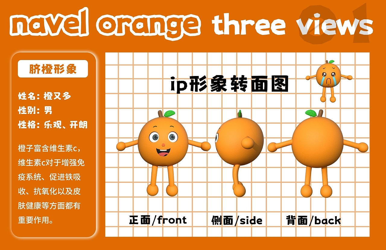 赣南脐橙ip设计