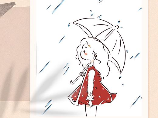 可爱少女简笔画头像