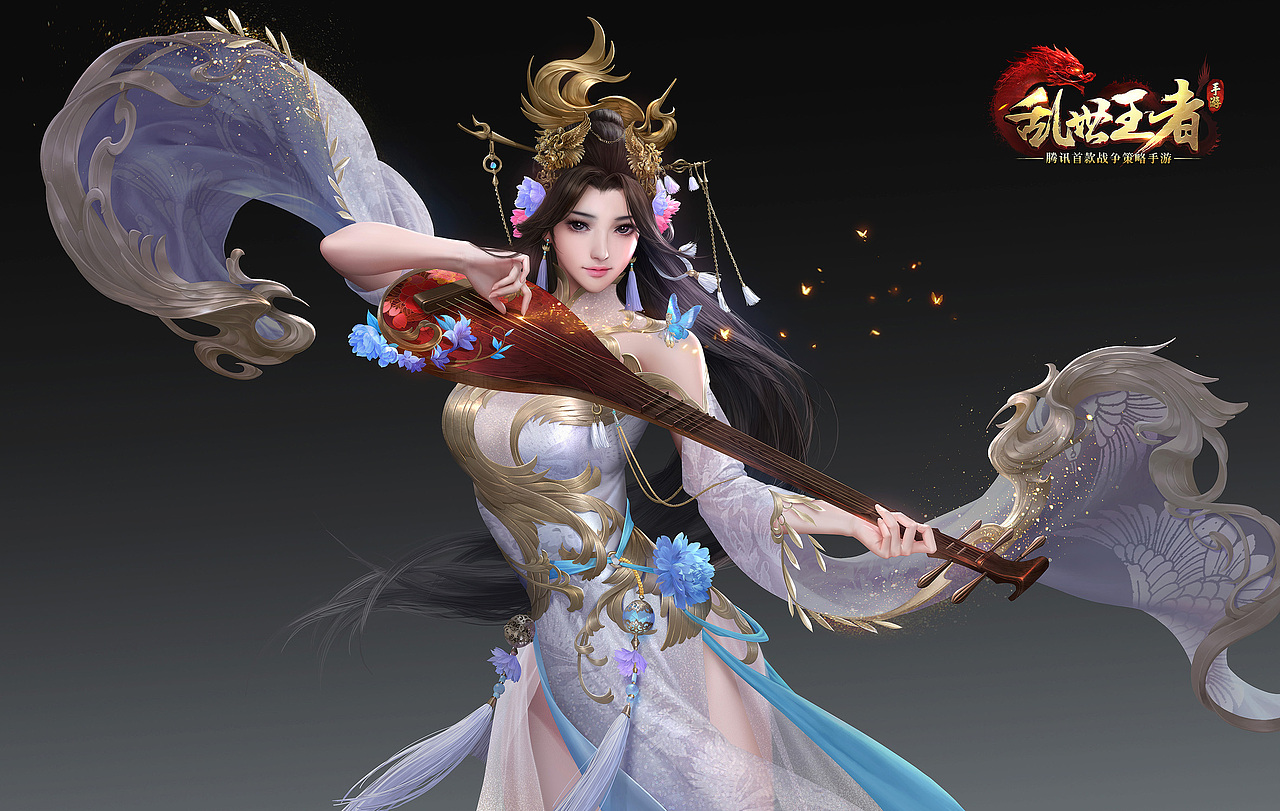 为游戏《乱世王者》创作的角色插画