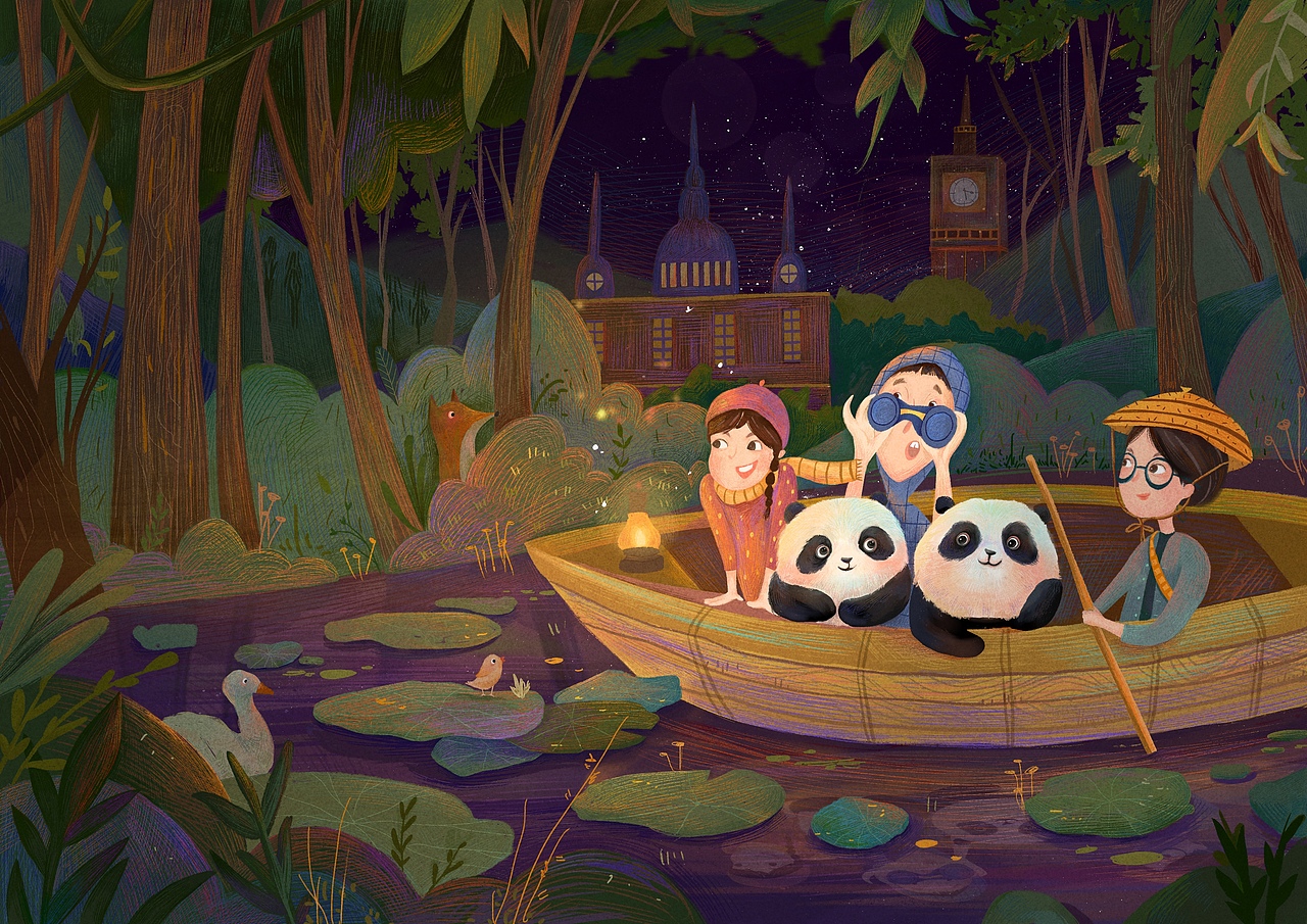 《来自中国的礼物》绘本创作