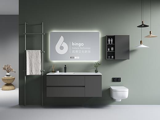 多层实木浴室柜